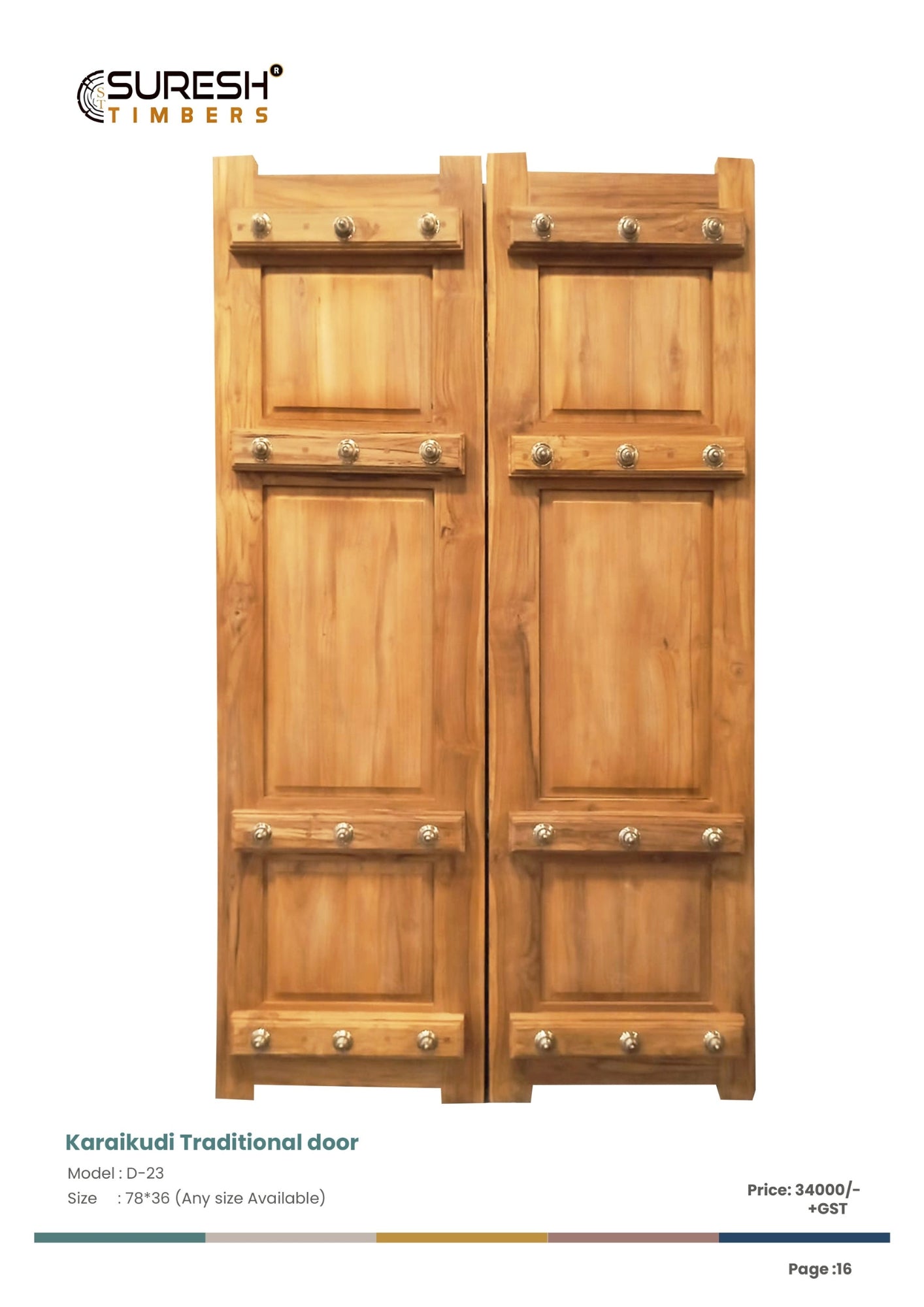 Karaikudi Traditional door