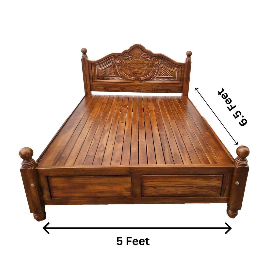 Teak Cot