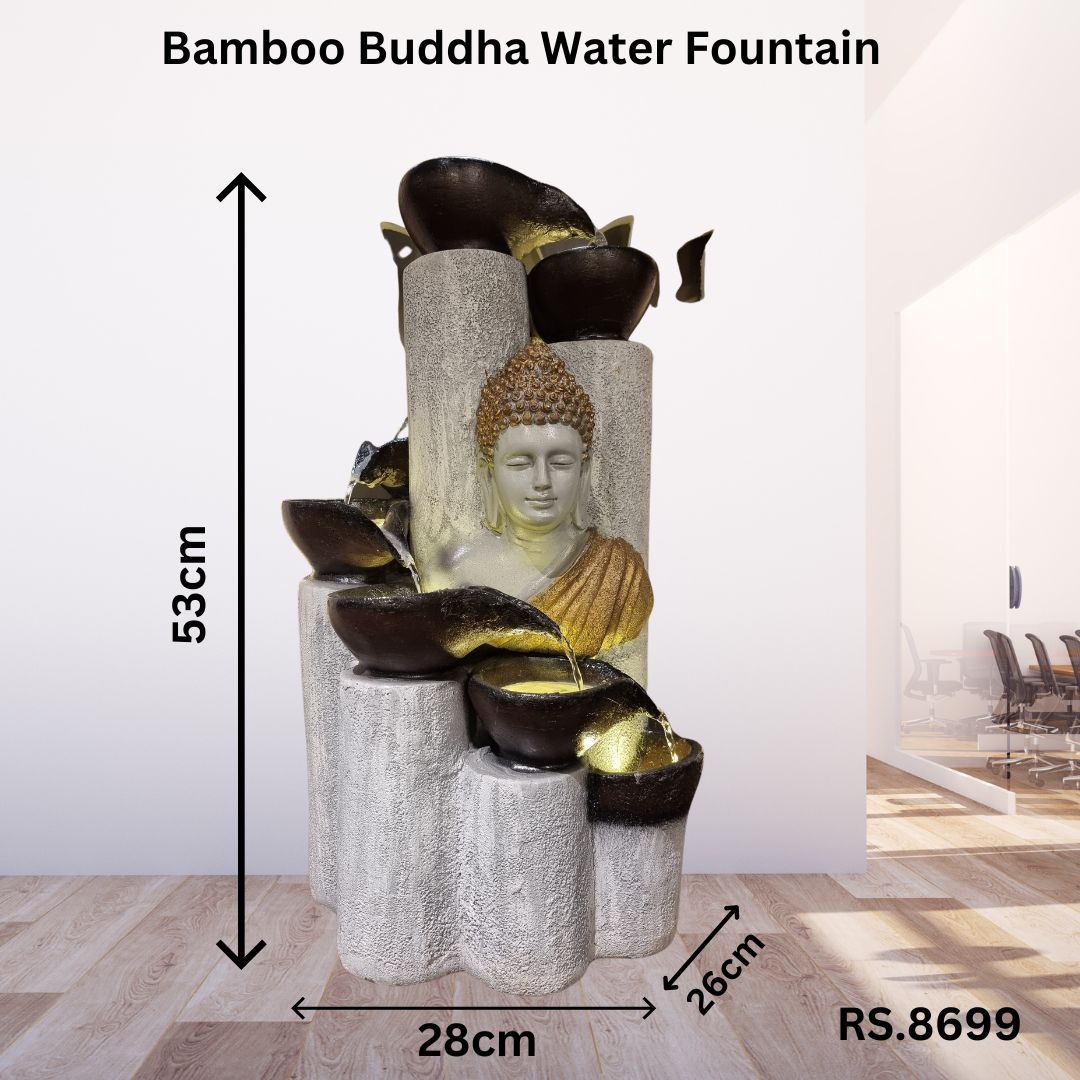 Bamboo Buddha Water Fountain
