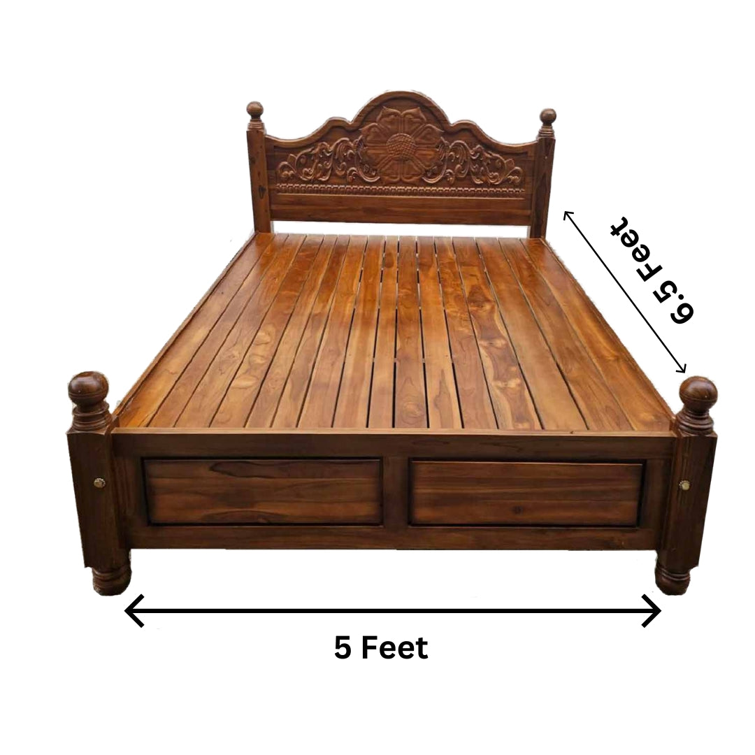 Teak Cot