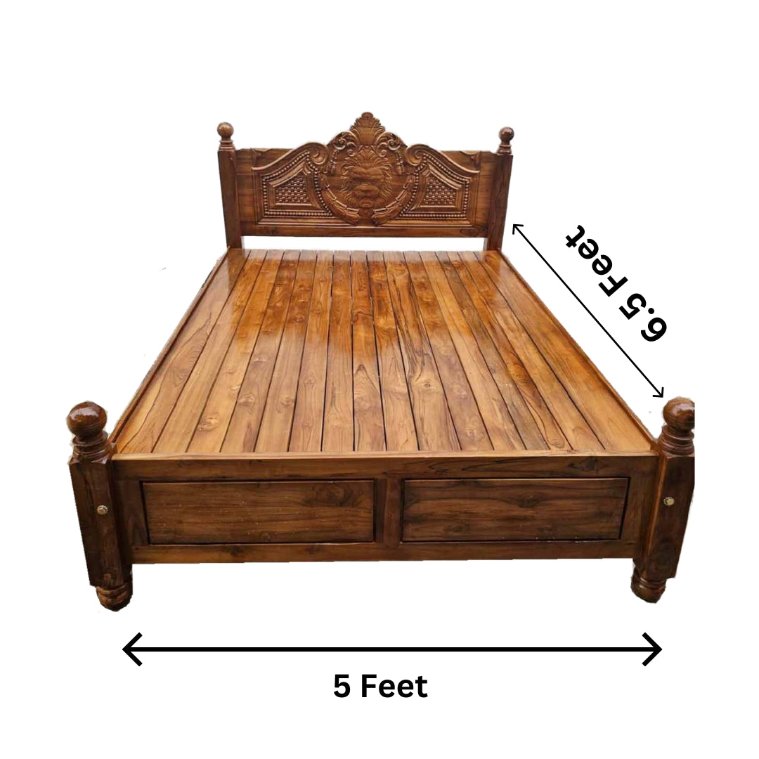 Teak Cot