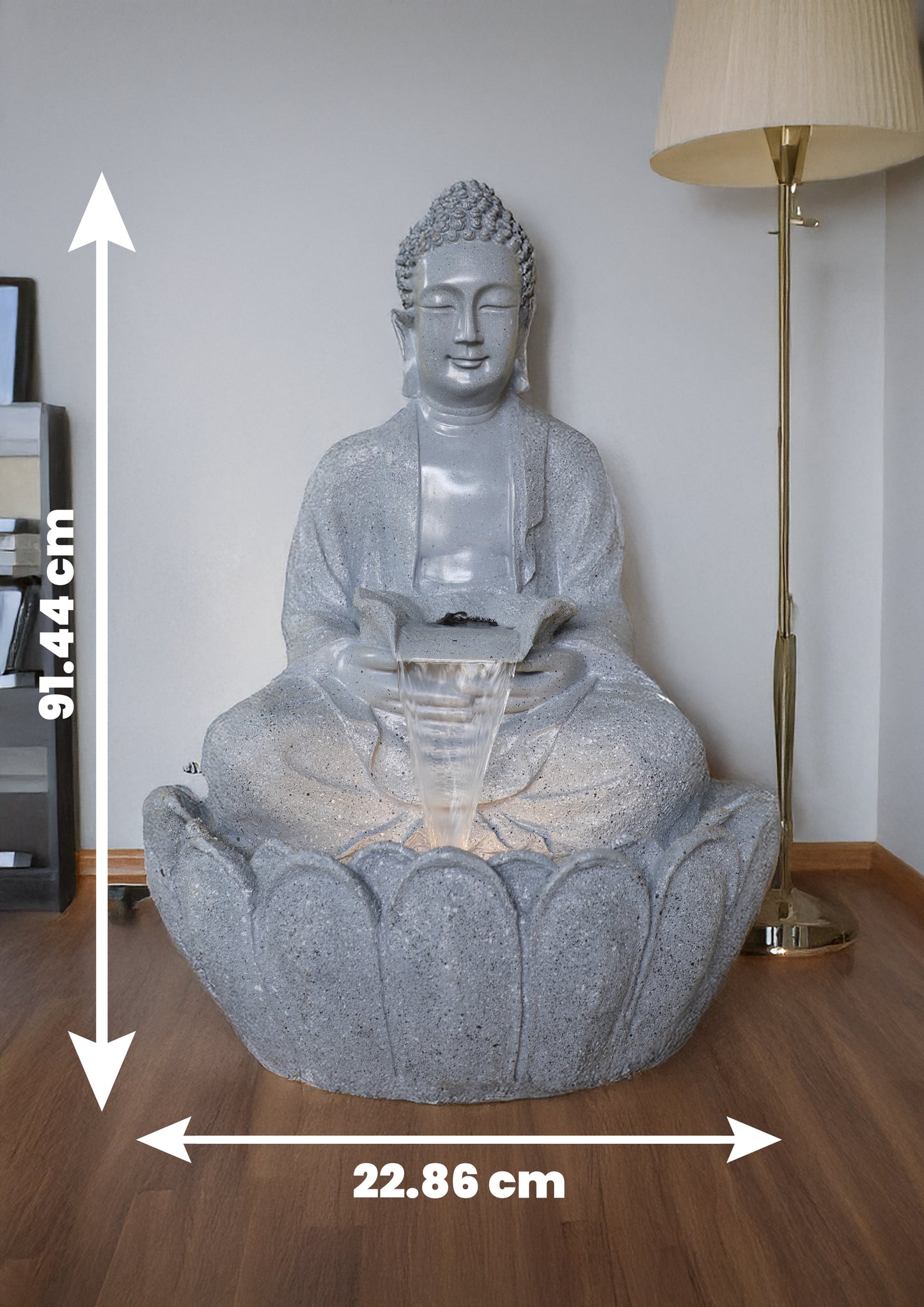 Lotus Gray Buddha