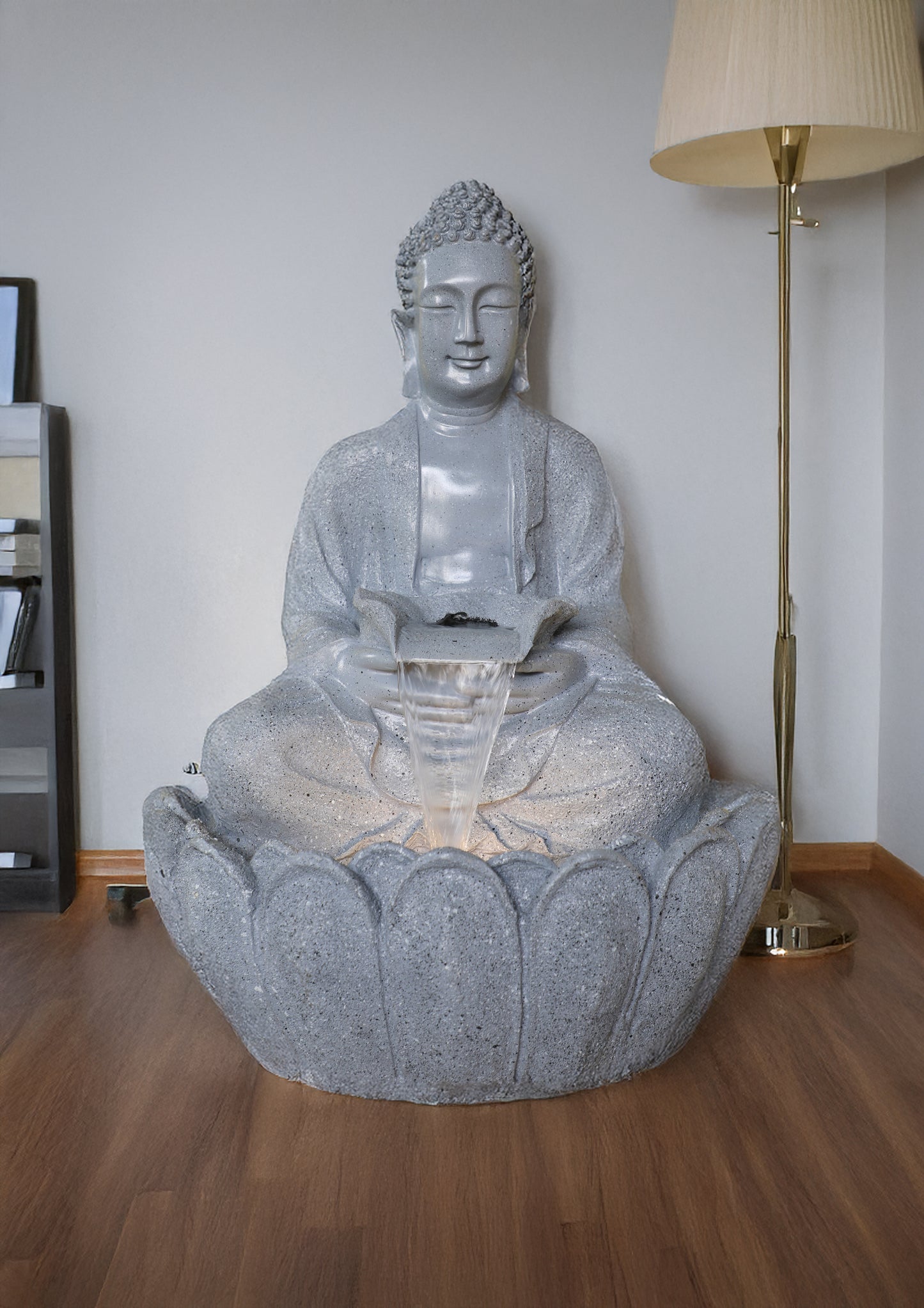 Lotus Gray Buddha