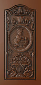 Teak Wood Door CNC Carving krishnan