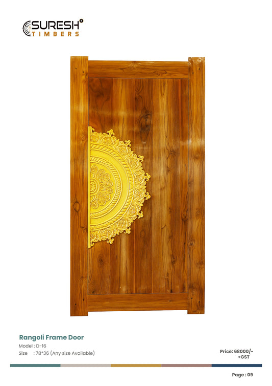 Rangoli Frame Door