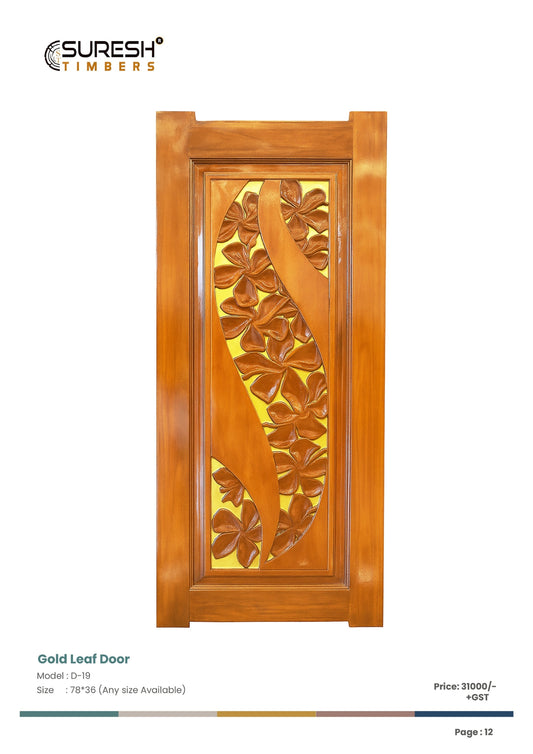 Gold Leaf Door