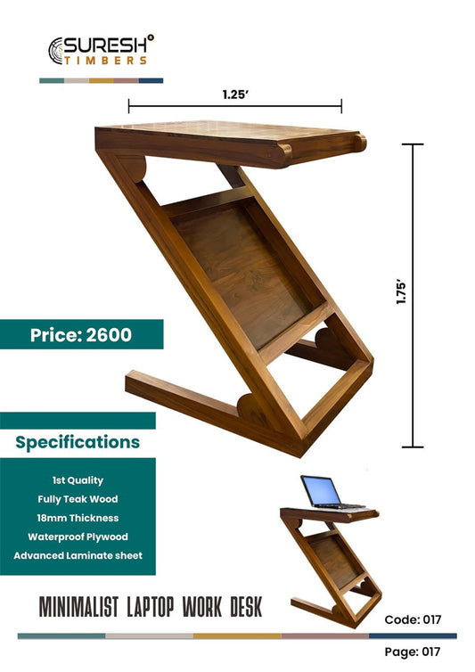 Minimalist Laptop Work Desk