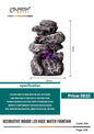Decorative Indoor Led Rock Fountain