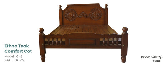 Ethno Teak Comfort Cot