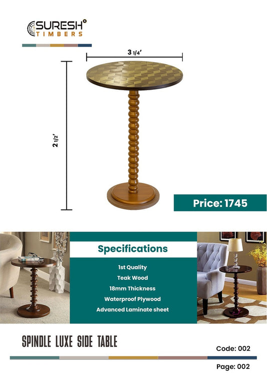 Spindle Luxe Side Table