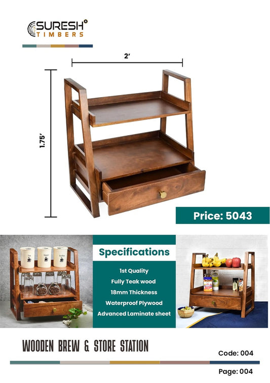 Wooden Brew & Store Station