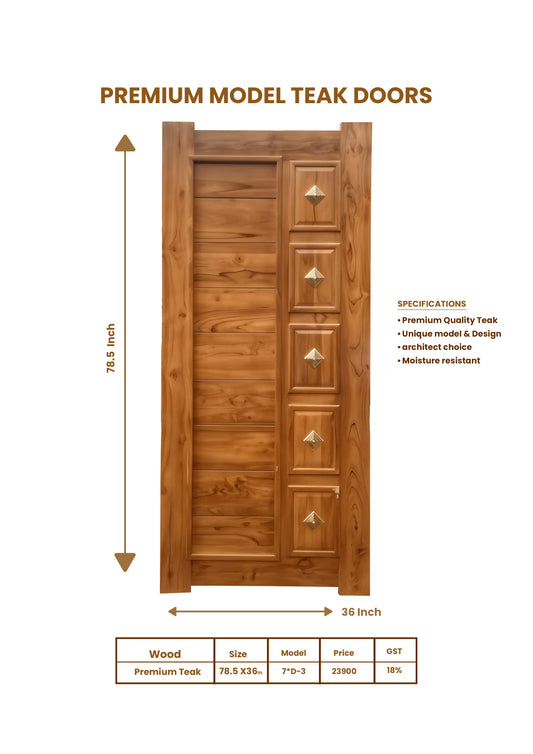 Premium Model Teak Doors (7-D-3)