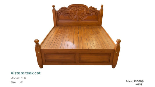 Vistara teak cot