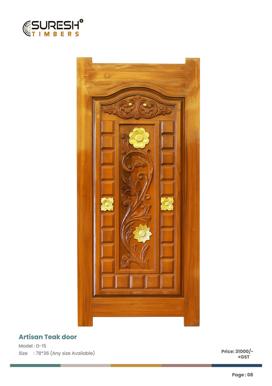 Artisan Teak door