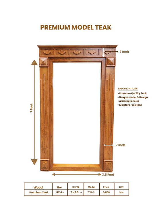 Main Nilai Premium Teak - Model (N-3) Size - 6*4